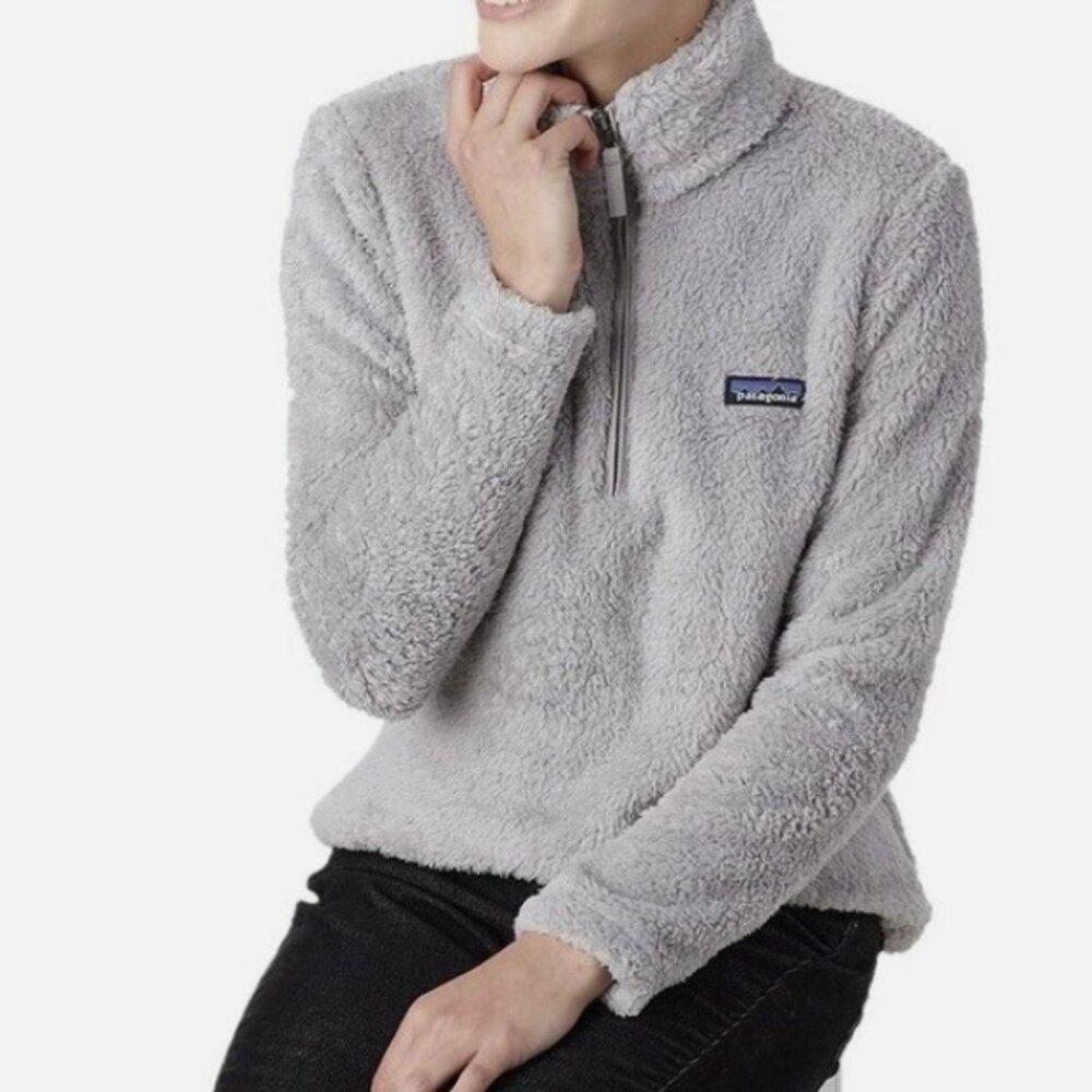 Patagonia Cozy Gray Sherpa Sweater